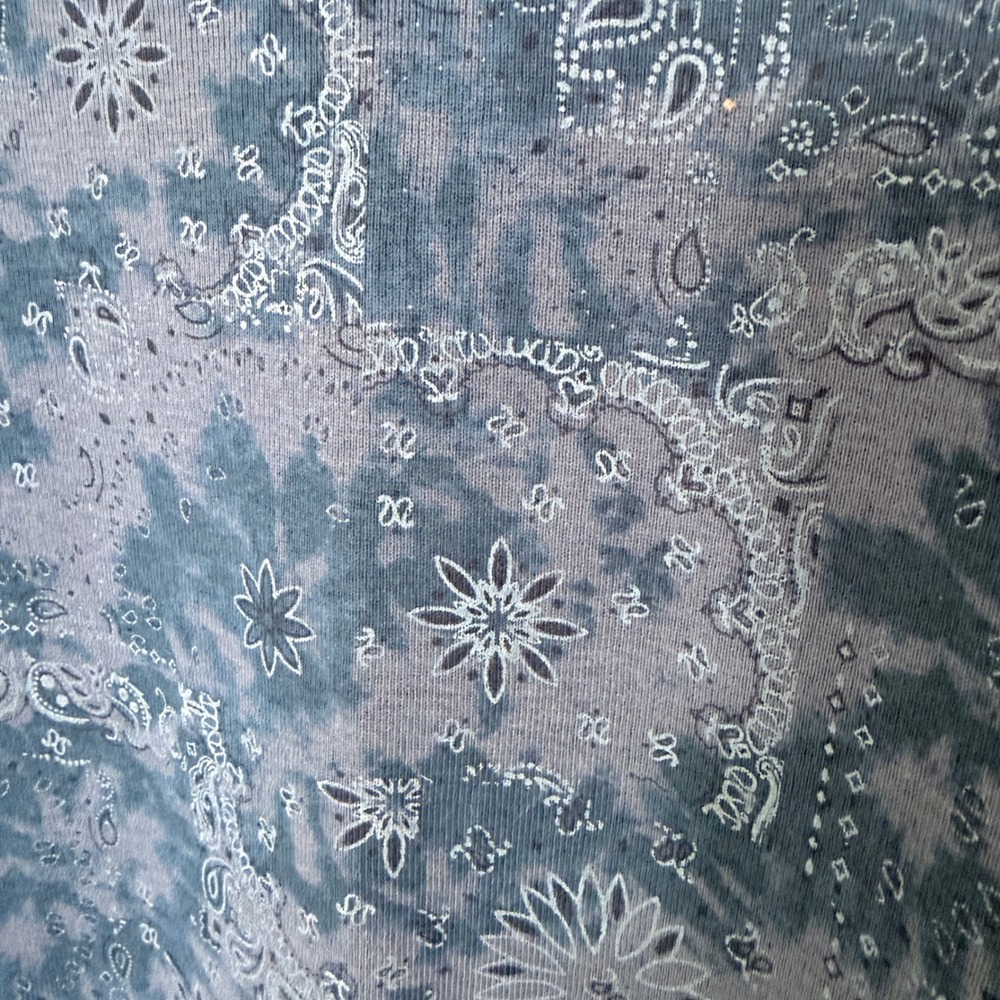 Eddie Bauer‎ Cotton Blend Paisley Ribbed Long Sleeve Tee (2XL) Stretch Comfort - Picture 4 of 14